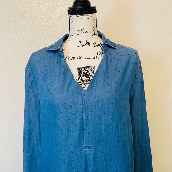 Love 8 Tunic Polka Dot Top Shirt - Picture 2 of 14